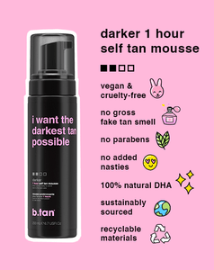 b.tan i want the darkest tan possible