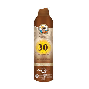 Continuous Spray Sunscreen with Bronzer - SPF 30